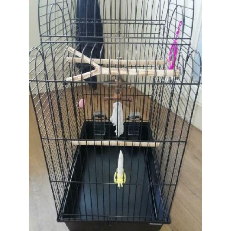Nieuwe vogelkooi voor kanarie, grasparkiet, enz.