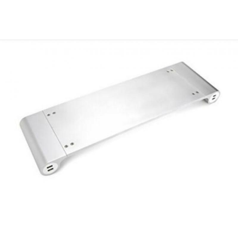 Quirky aluminium space bar monitor standaard plenty hubs