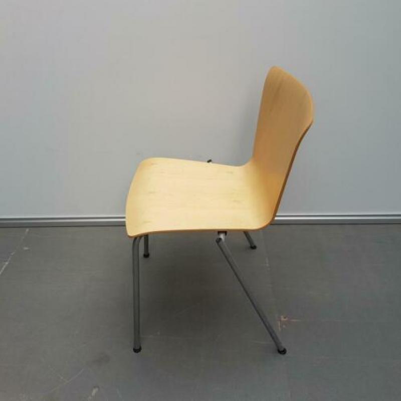 Fritz Hansen houten design stoelen stapelstoelen 11x