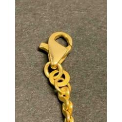 13020 18K gouden ketting met S schakel (62cm)