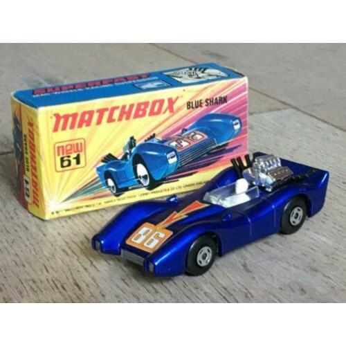 Lesney Matchbox Superfast 61 – Blue Shark in Doos