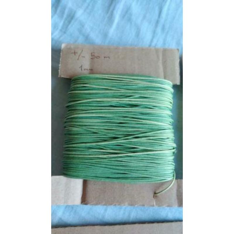 Gewaxed koord for sieraden of knutselen