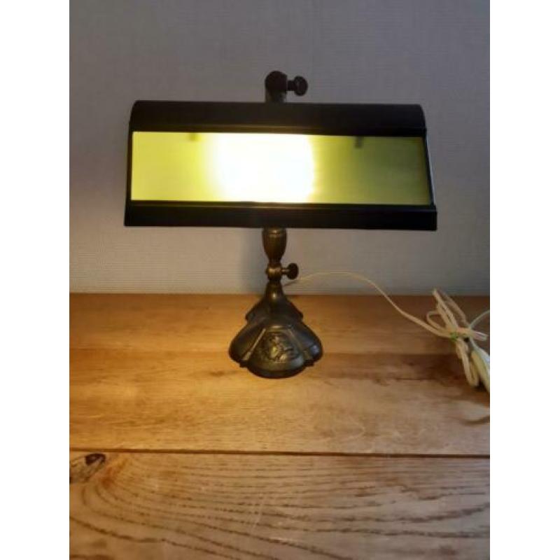 Art deco Ludwig Beethoven piano/bureau lamp uit 1920