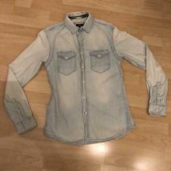 Celio Spijker overhemd blouse spijkerstof heren maar M