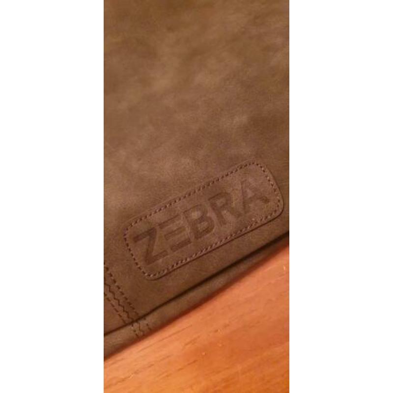 Nieuw! Grijze Zebra tas