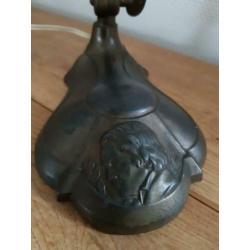 Art deco Ludwig Beethoven piano/bureau lamp uit 1920