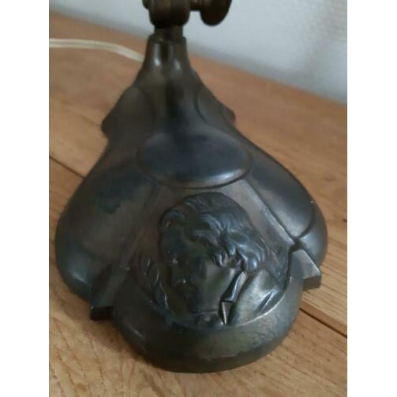 Art deco Ludwig Beethoven piano/bureau lamp uit 1920