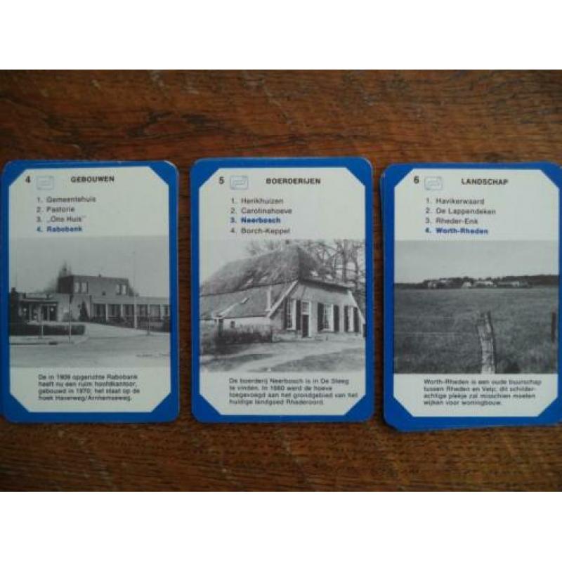 RHEDEN De Steeg Ellecom Kwartetspel - Rabobank Rheden - 1984