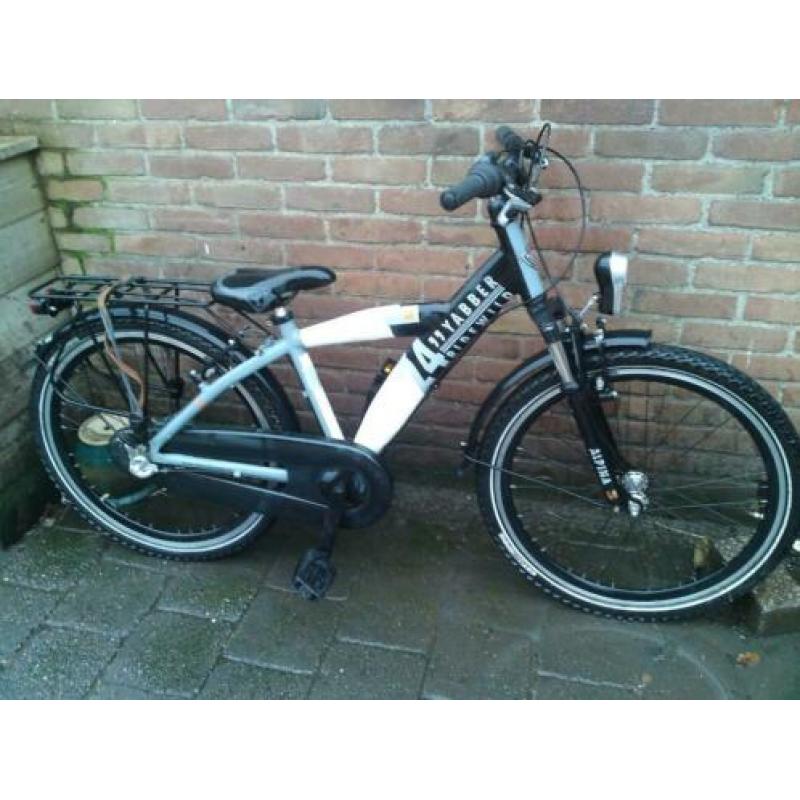 Stoere 24inch batavus Snake jongensfiets Nex3-nw licht 8-11j