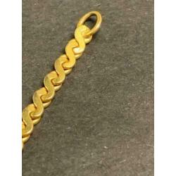 13020 18K gouden ketting met S schakel (62cm)