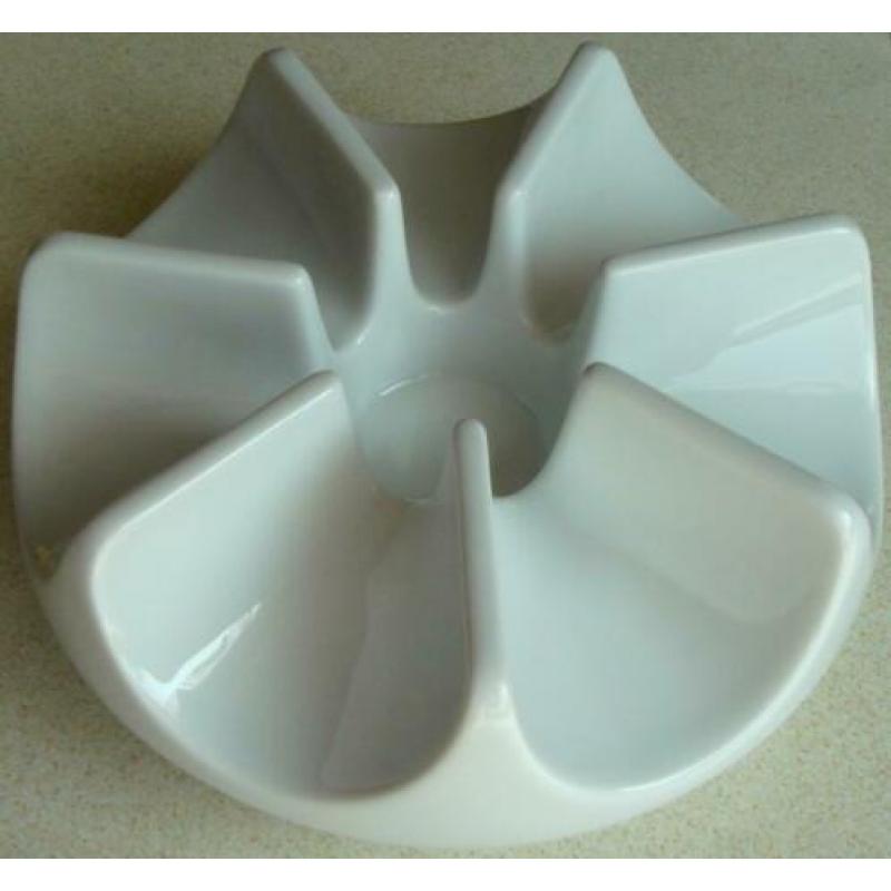 witte vintage porseleinen Arzberg Germany theelicht € 3,75