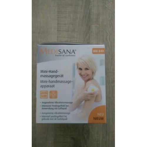 Nieuwe mini handmassage apparaat merk medisana
