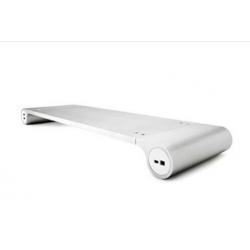Quirky aluminium space bar monitor standaard plenty hubs