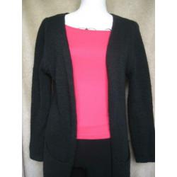 MOOI LANG DAMES VEST van ENVY Collection. Maat:M.