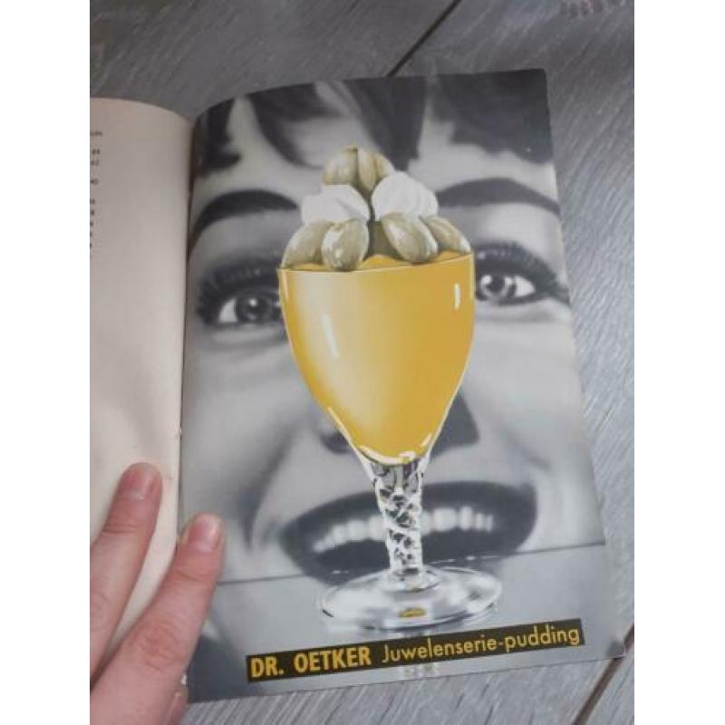 Vintage 1955 bakboek bak met plezier oetker retro
