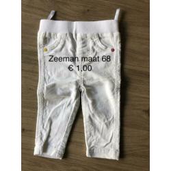 Broekjes Hema en Zeeman maat 68
