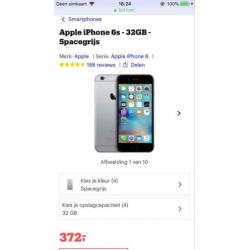 Iphone 6s space grey