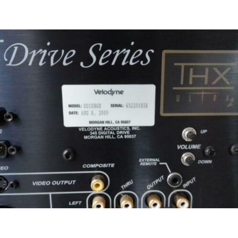 Velodyne DD18 subwoofer VERKOCHT!!