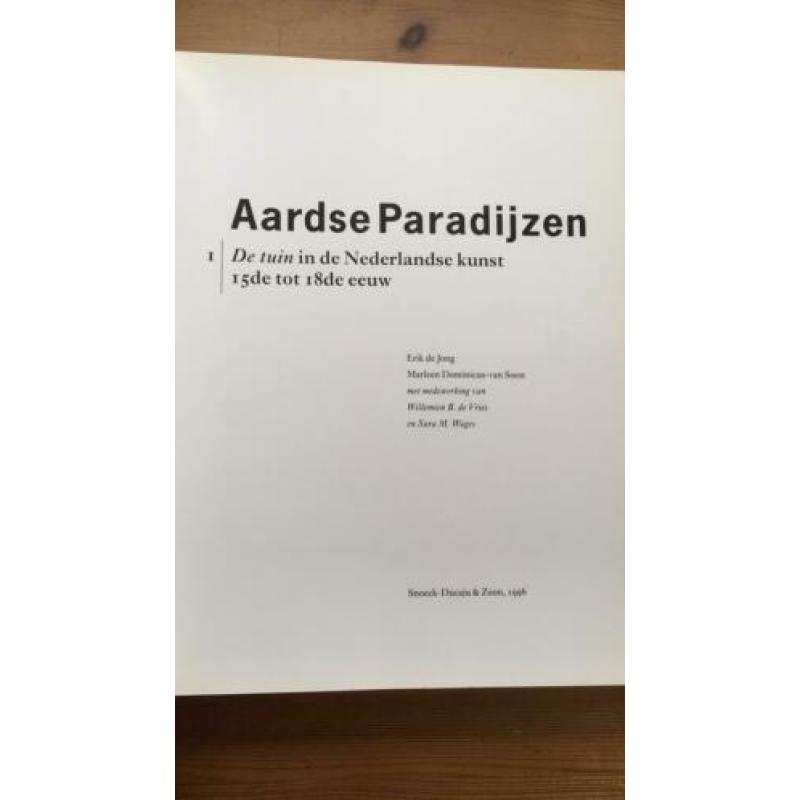 Erik de Jong, Aardse paradijzen. De tuin in de Nederlandse k