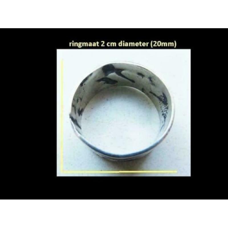 Bijzonder Mexicaanse Zilveren Ring voor Man of Vrouw!