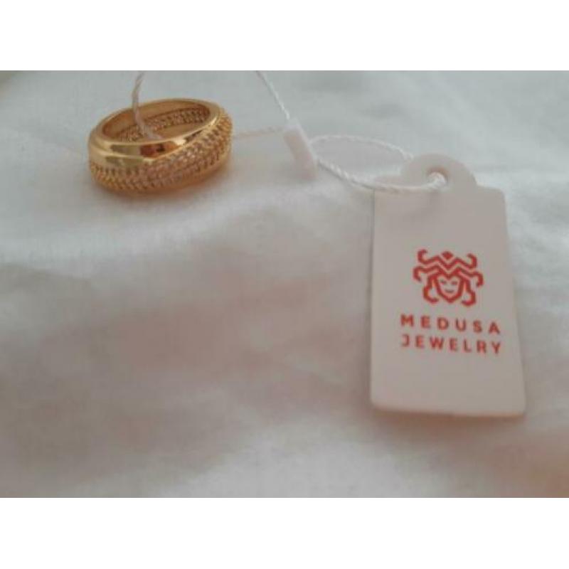 Sierlijke geelgouden ring dames