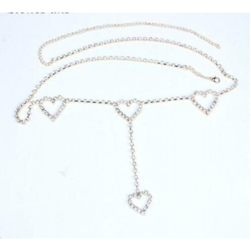 Taille Ketting Dames riem strass