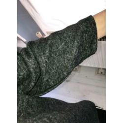 Stradivarius trui grijs met col maat S