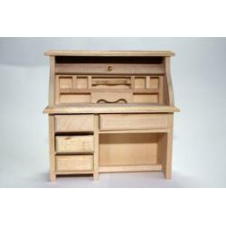 Poppenhuis Bureau (secretair) met stoel