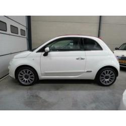 Fiat 500 C 1.2 Lounge *Half leder *Airco *Elek kap *16 inch