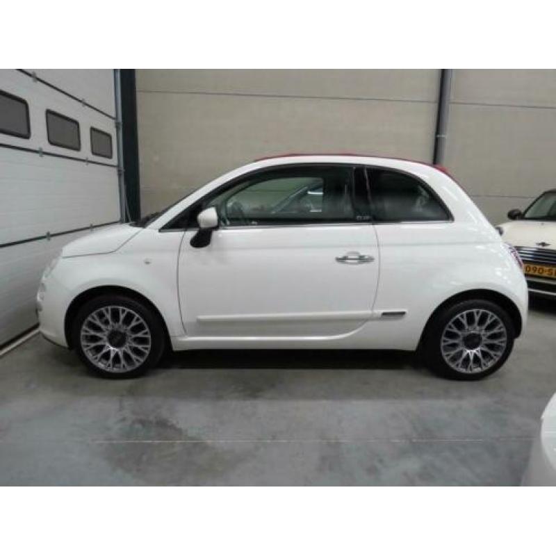 Fiat 500 C 1.2 Lounge *Half leder *Airco *Elek kap *16 inch