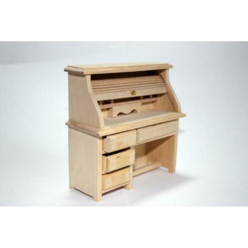 Poppenhuis Bureau (secretair) met stoel