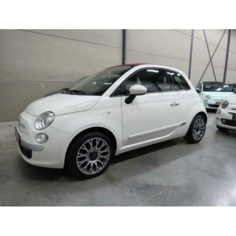 Fiat 500 C 1.2 Lounge *Half leder *Airco *Elek kap *16 inch