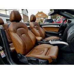 Audi A5 CABRIOLET 2.0 TFSI S-LINE 180PK AUTOM LEDER NAVI B&O