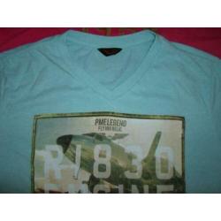 2x Pall Mall PME Legend T-shirts maat L (RB)