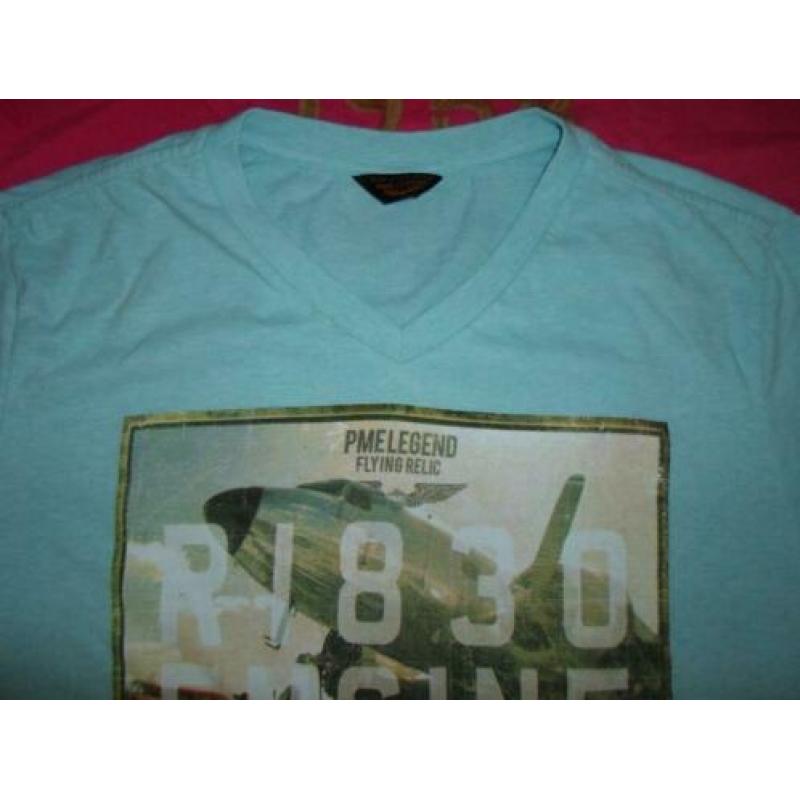 2x Pall Mall PME Legend T-shirts maat L (RB)