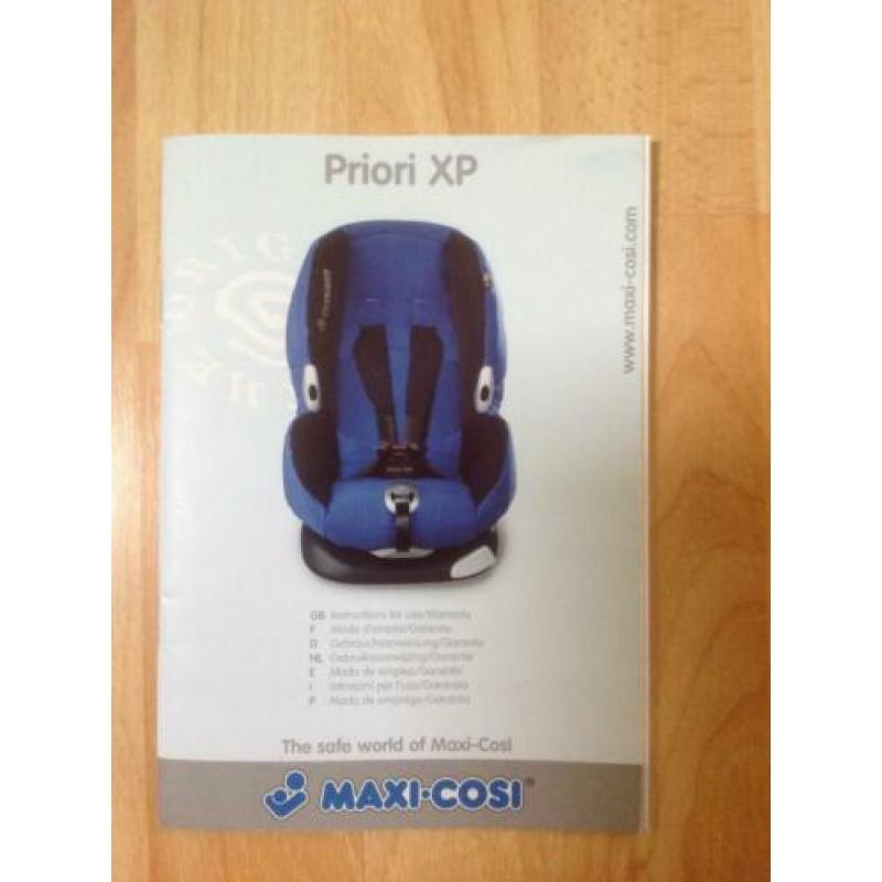 Te koop autostoeltje Maxi-Cosi Priori XP voor kind 9-18 kg