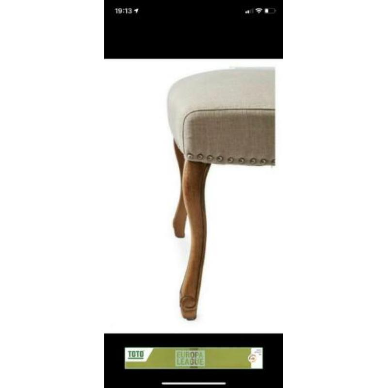 Rivièra Maison Eetkamerstoel Keith II Linen, kleur Flax
