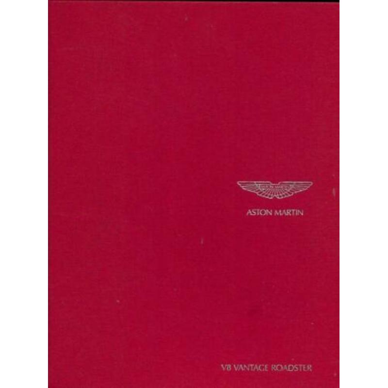 Aston Martin V8 Vantage Roadser boek