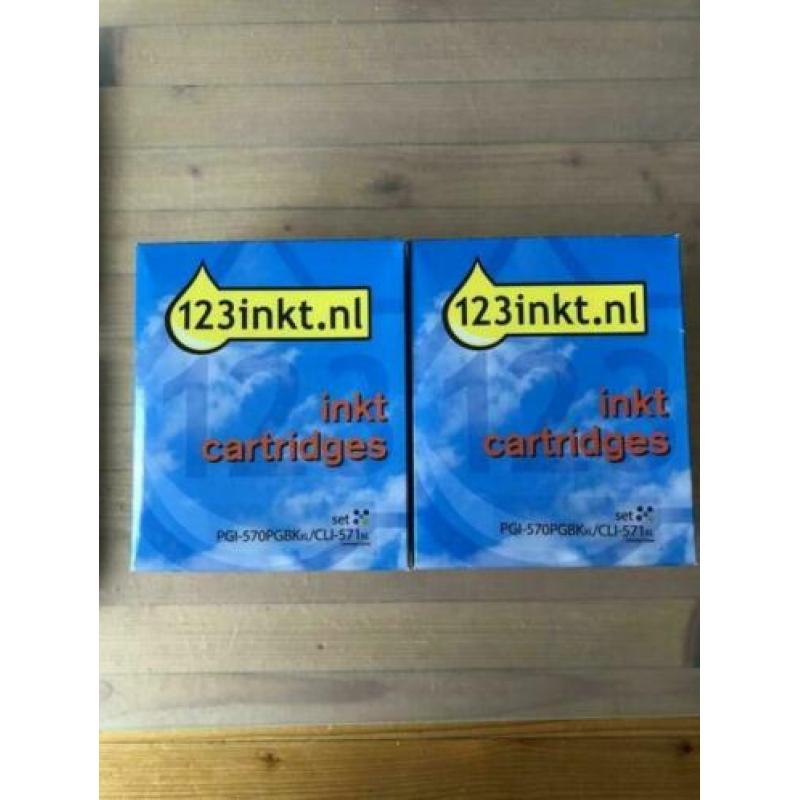 8 Inkt cartridges voor Canon printer