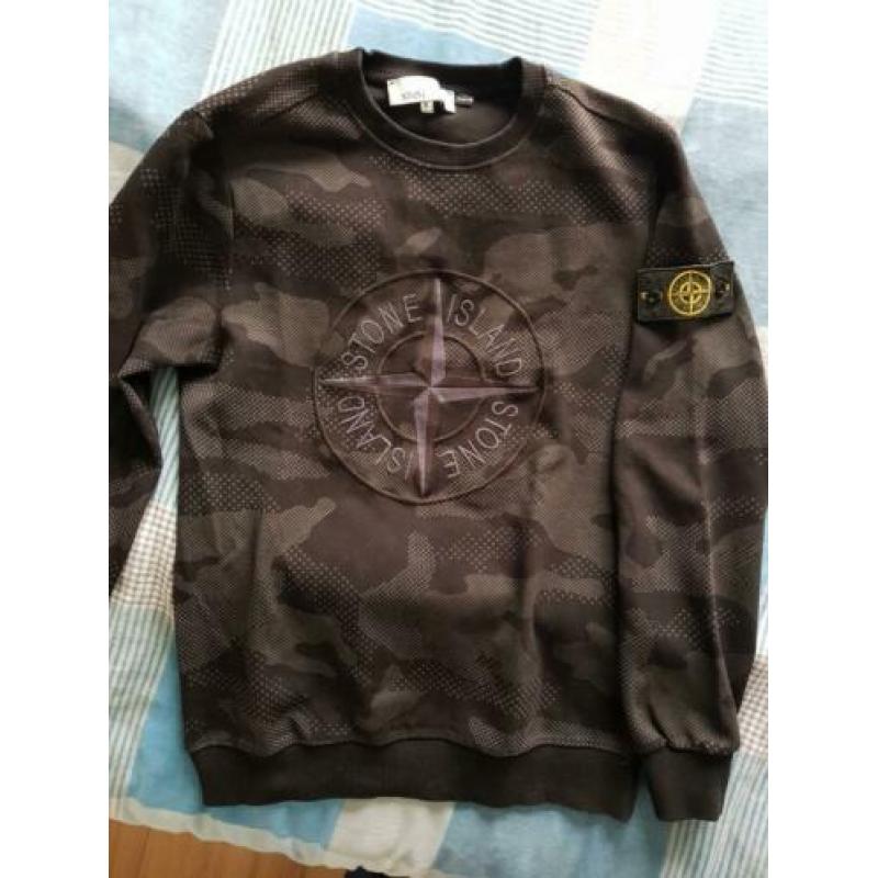 Stone island trui zwart grijs