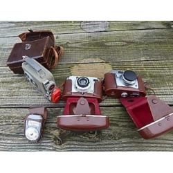 Leuke Vintage Film Camera Licht Meter 2x Oude Camera - retro