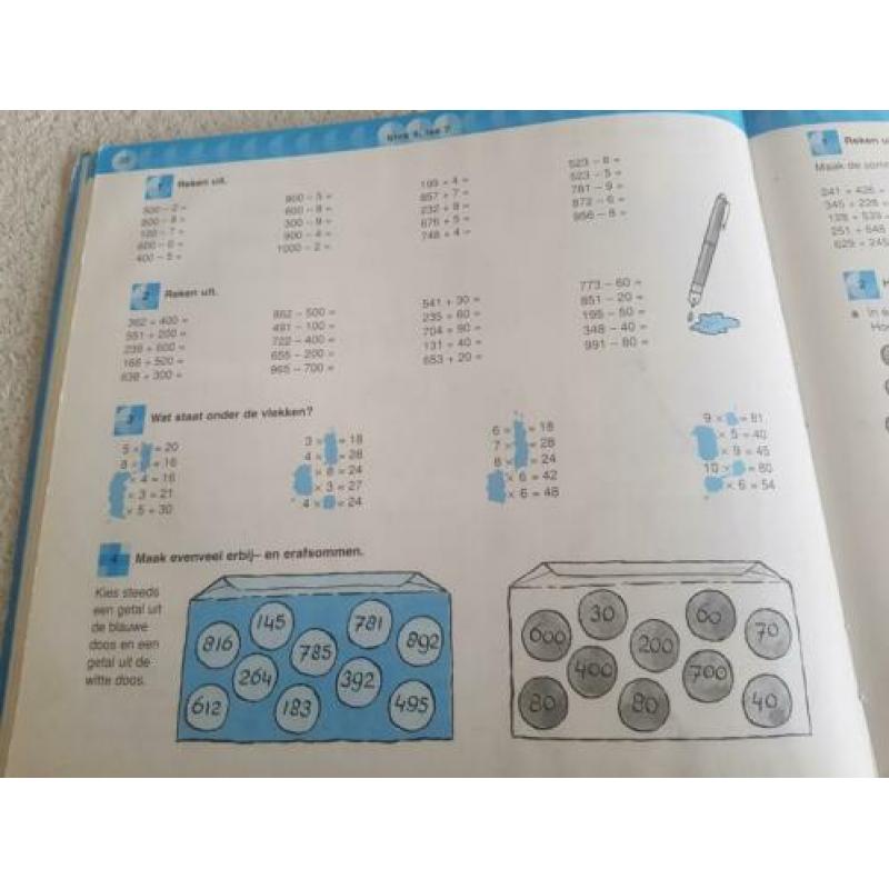Groep 5 rekenen pluspunt lesboek opdrachtenboek plusboek