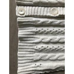 Mooi crème wit vest maat 146/152