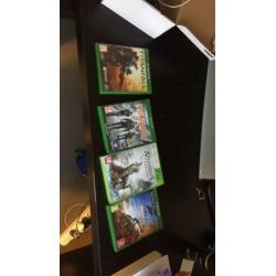 Xbox one met controller, Forza horizon 4, 4 andere spellen!!