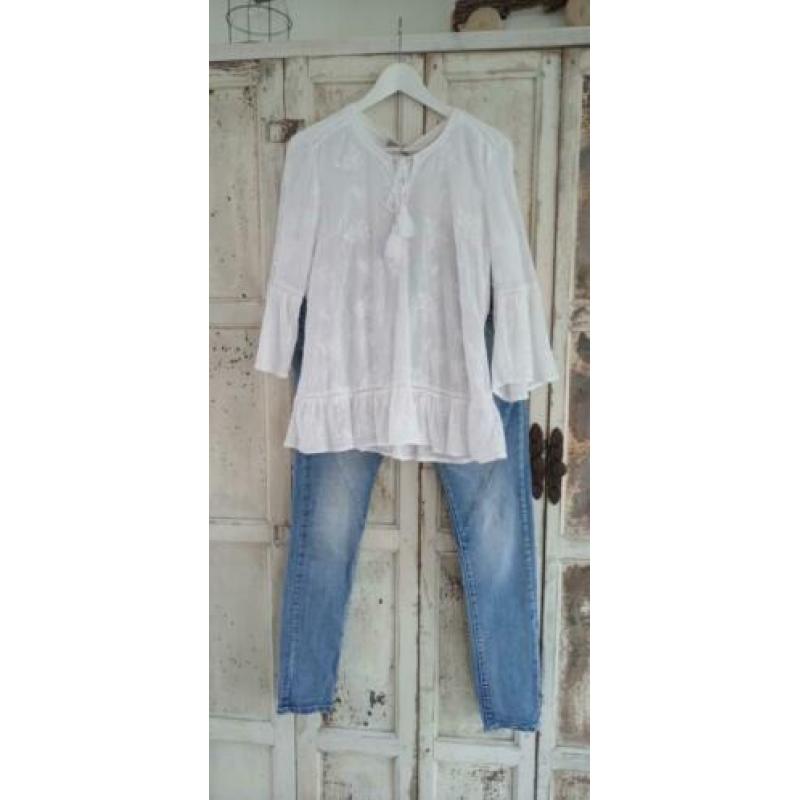 Spijkerbroek & Blouse