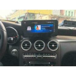 Mercedes C-Klasse navigatie W205 GLC 10,25'' android 9.0 dab
