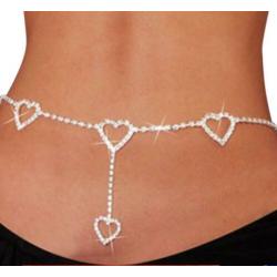 Taille Ketting Dames riem strass