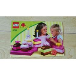 Duplo 6785 | Taartjes op dienblad mét bouwplaten