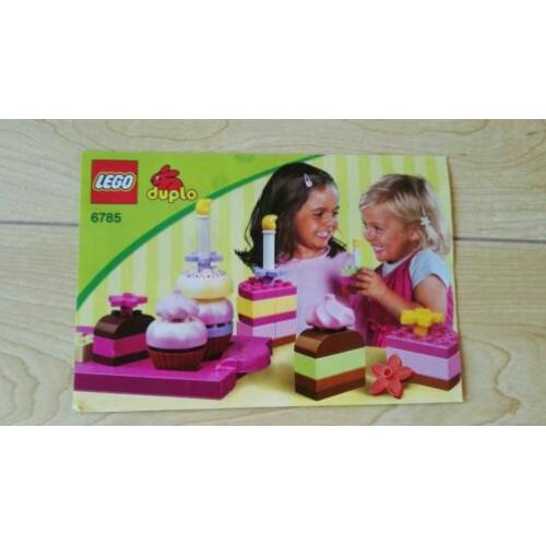 Duplo 6785 | Taartjes op dienblad mét bouwplaten