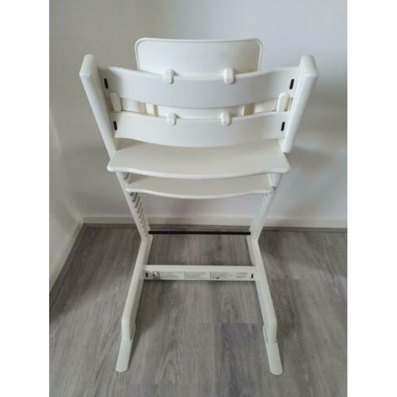 Stokke Tripp Trapp wit met babyset, newbornset, NIEUWE! hoes